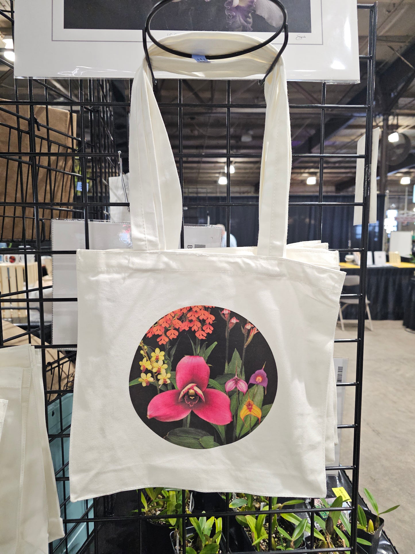 Small Orchid Tote Bag